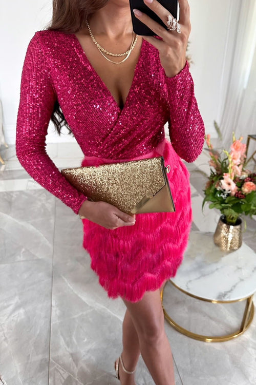 Elvina - Glamoureuze Feestjurk