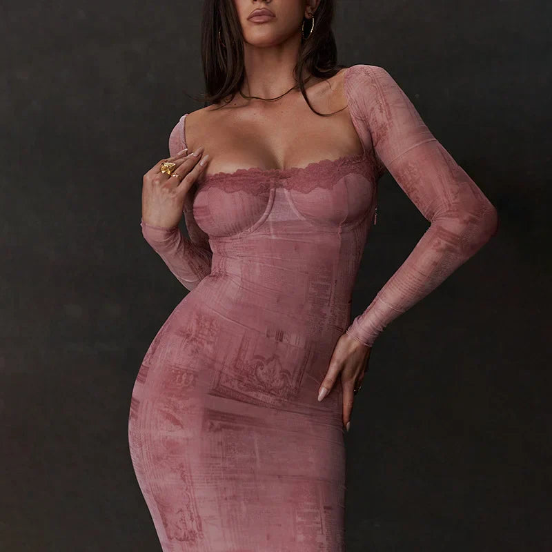 Livia - Stijlvolle Roze Jurk