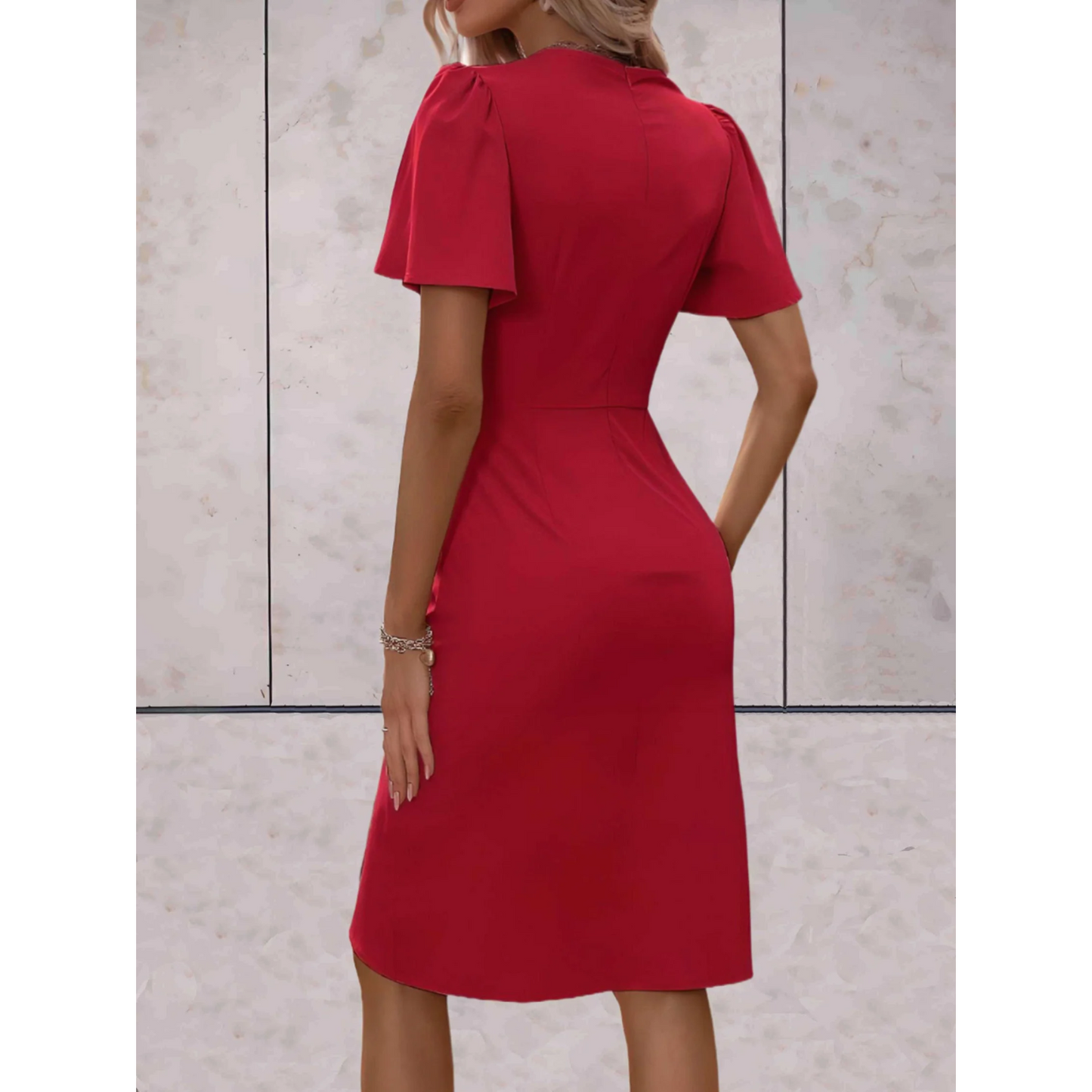 Evelina – Elegante Wikkeljurk voor Feestelijke & Chique Gelegenheden