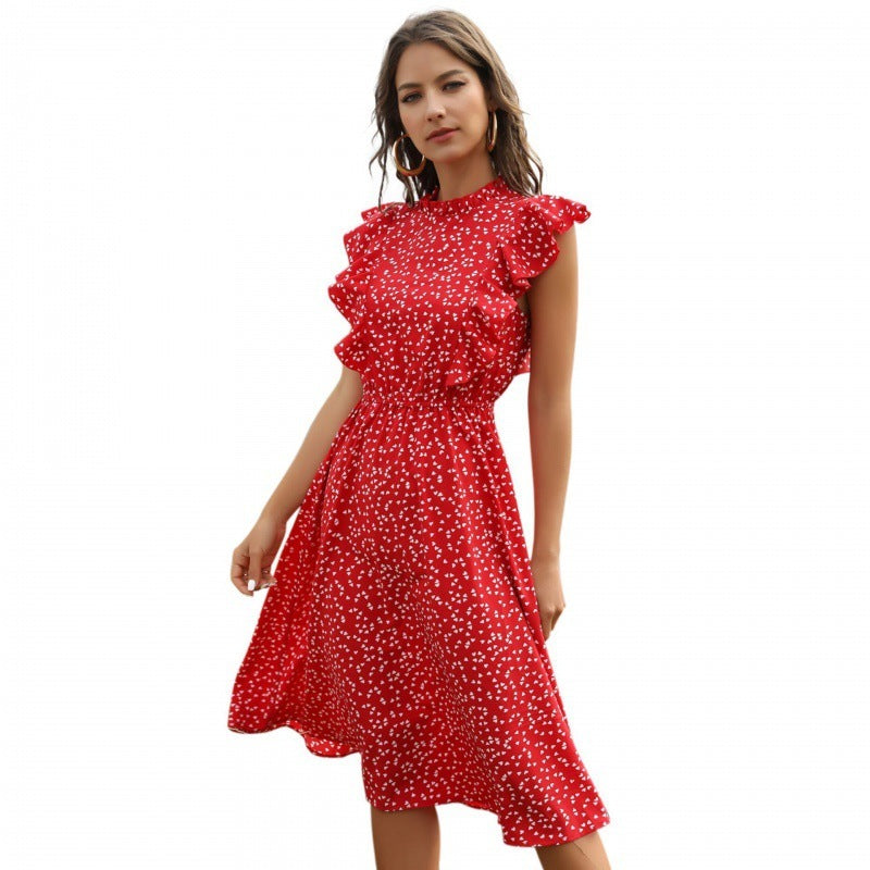 Elodie - Lange Zomerjurk van Chiffon