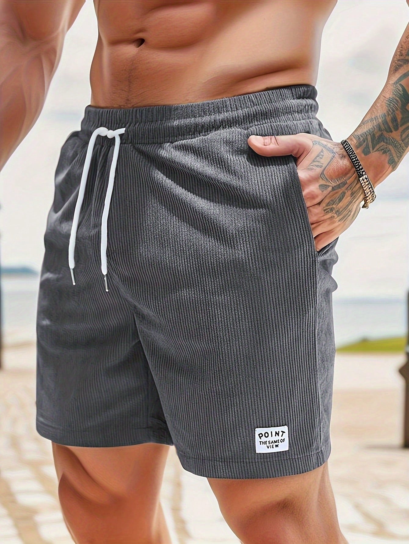 Heren Relaxed Fit Shorts – Met Elastische Taille, Geschikt voor Casual Zomergebruik