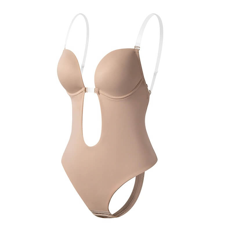 Lina - Diepe V-hals Backless Body Shaper