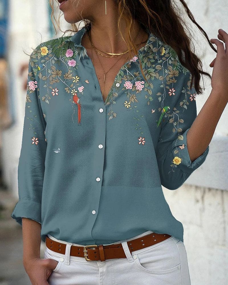 Isabeau - Bloemenprint Blouse