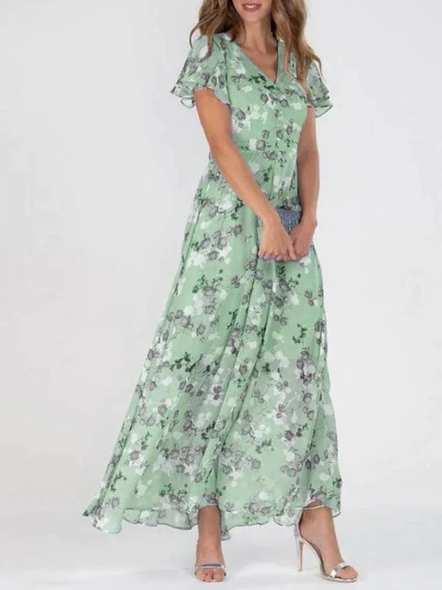 Nysha - Glamoureuze Jurk met Buikbedekking voor Dames