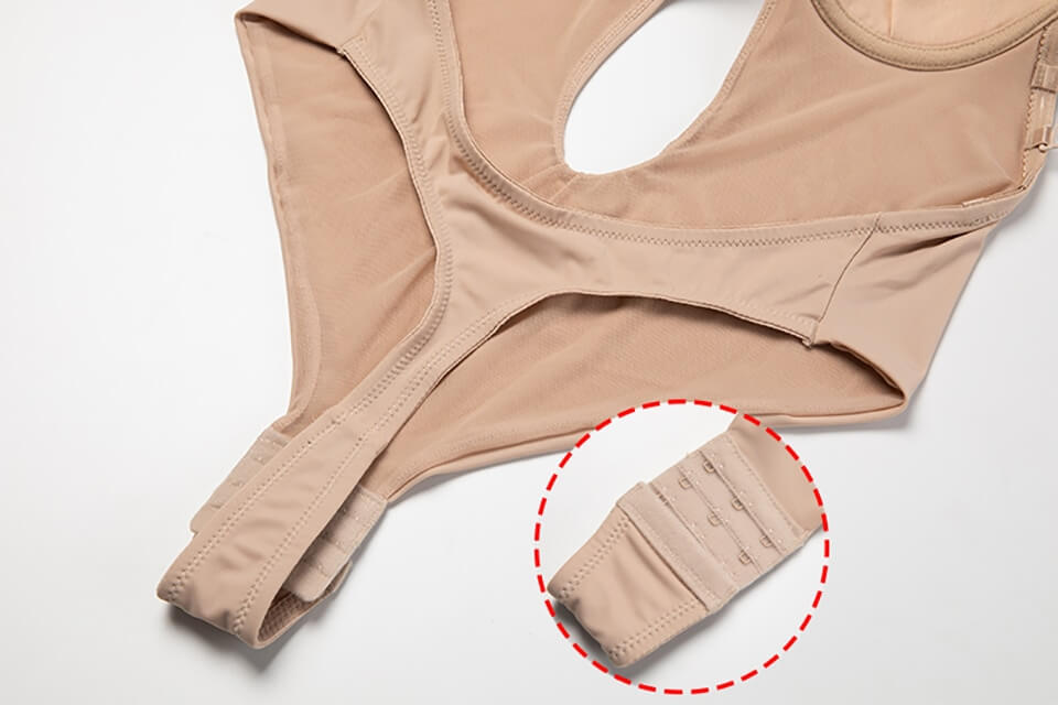 Lina - Diepe V-hals Backless Body Shaper