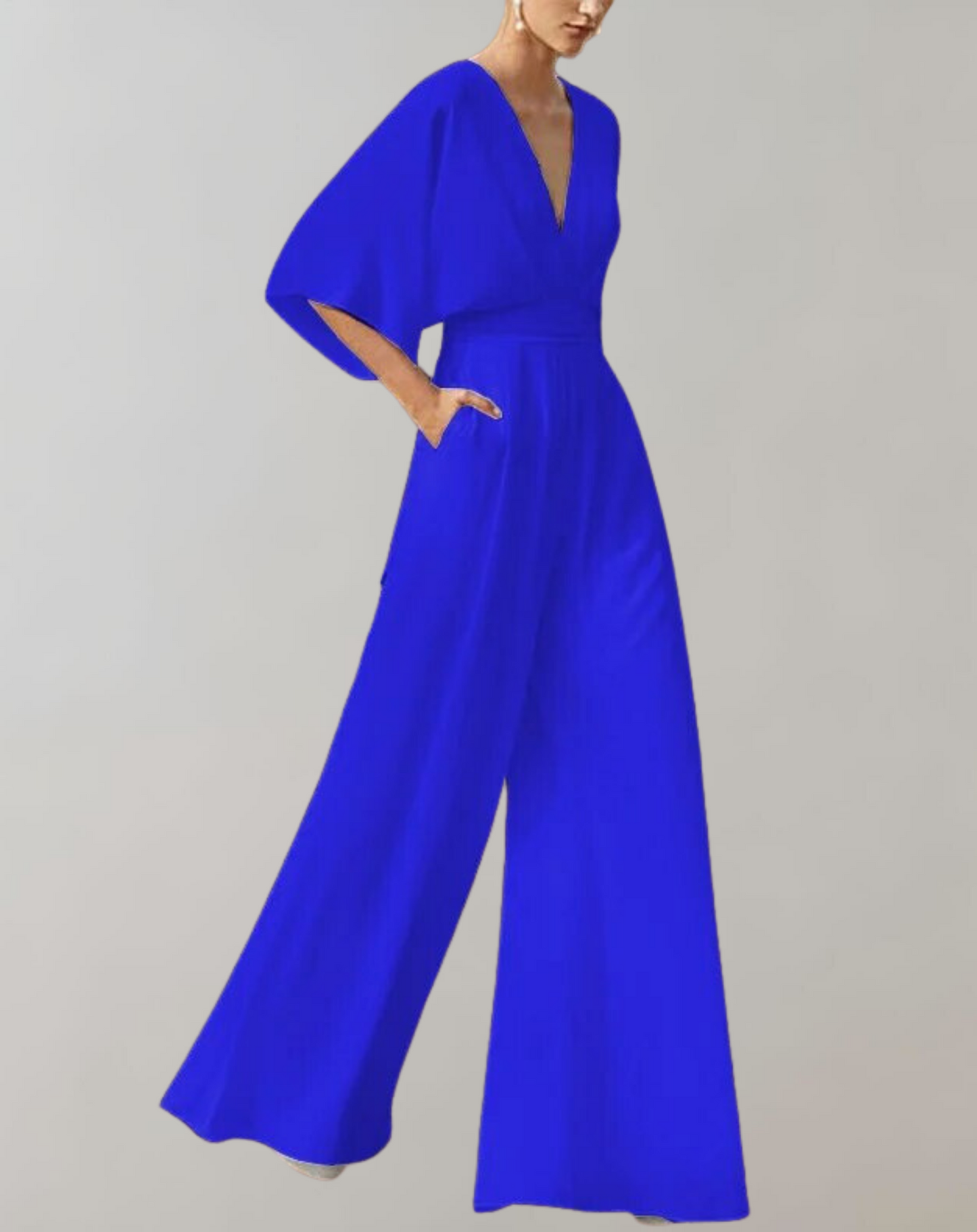 Dames Jumpsuit met Wijde Pijpen β Feest, Avondkleding, Bruiloft Gast