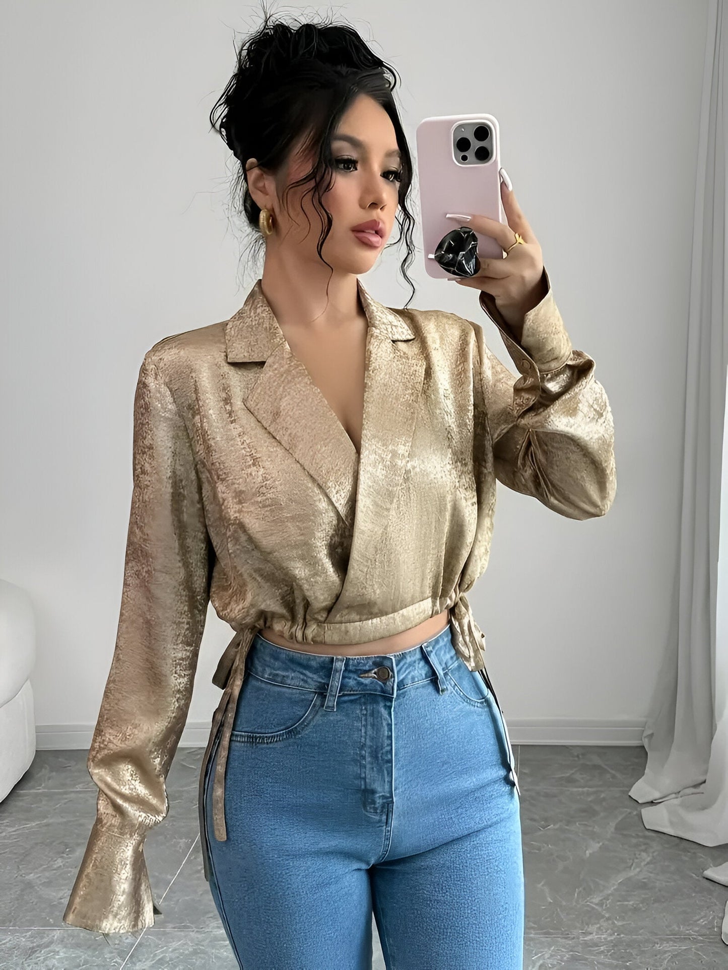 Bess - Gouden Blouse