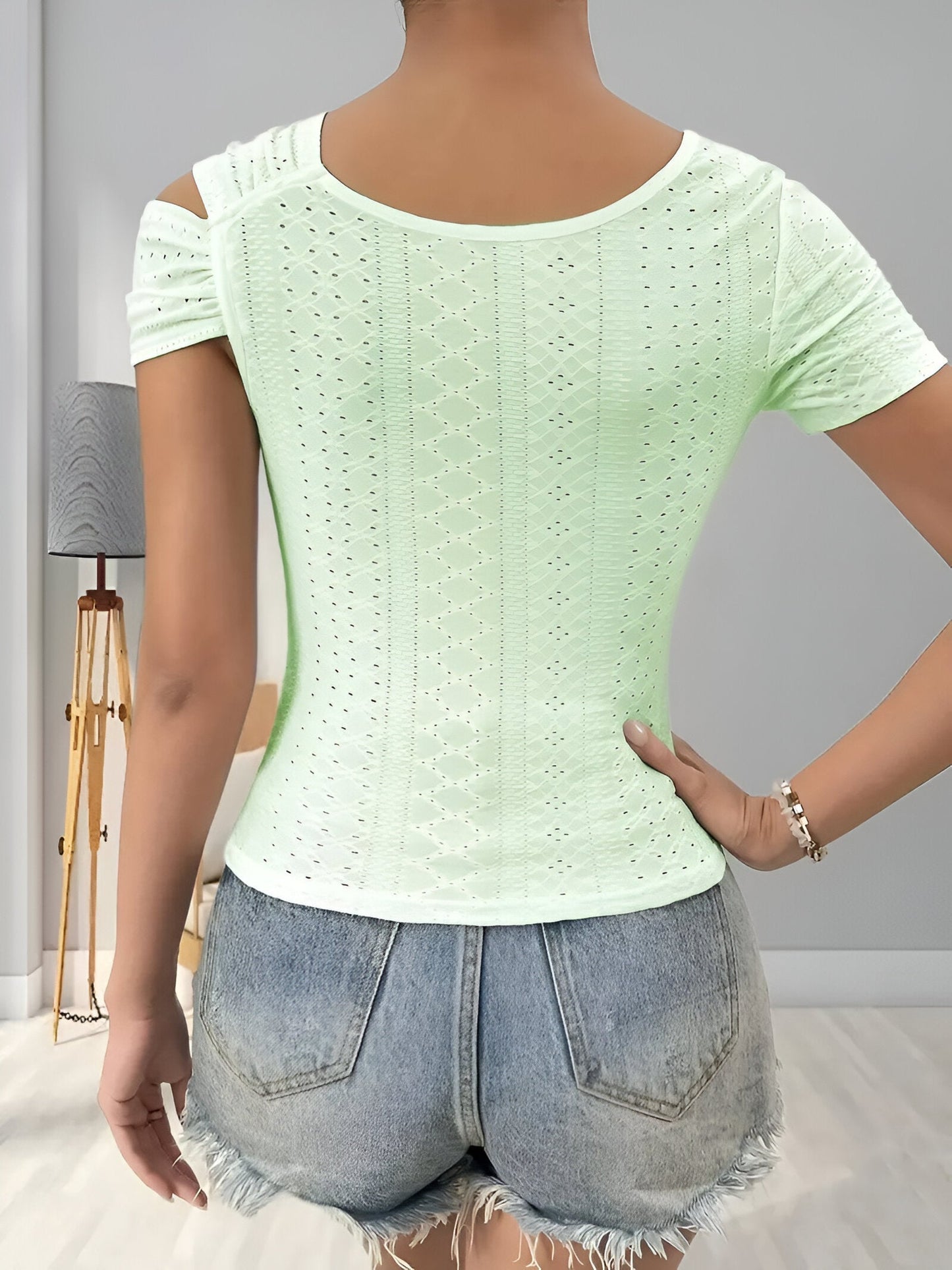 Bixie - Asymmetrische Schouderblouse