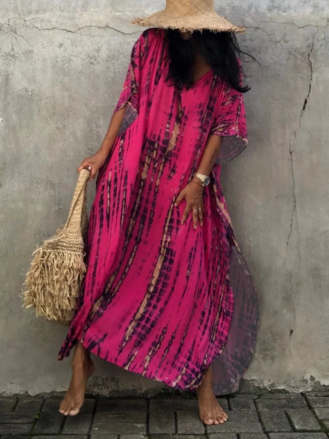 Janne - Zomerse Kaftan Maxi Jurk