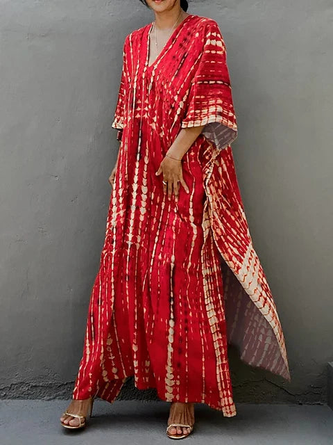 Janne - Zomerse Kaftan Maxi Jurk