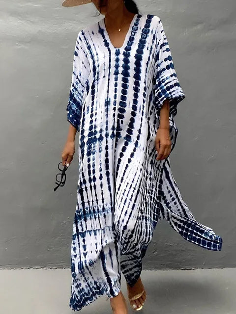 Janne - Zomerse Kaftan Maxi Jurk