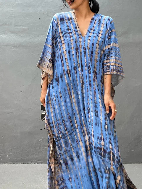 Janne - Zomerse Kaftan Maxi Jurk