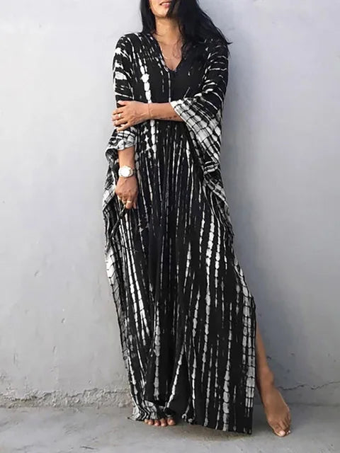 Janne - Zomerse Kaftan Maxi Jurk
