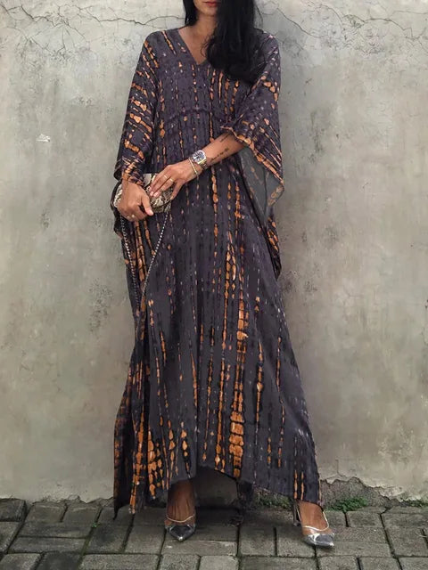 Janne - Zomerse Kaftan Maxi Jurk