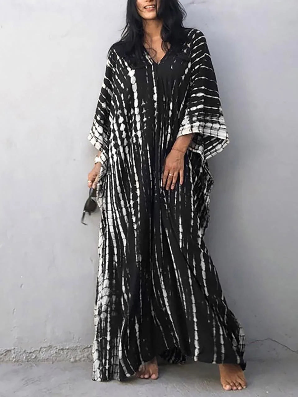 Janne - Zomerse Kaftan Maxi Jurk