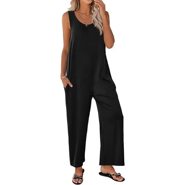 Jorienn - Zomerse Jumpsuit met Rechte Pijpen