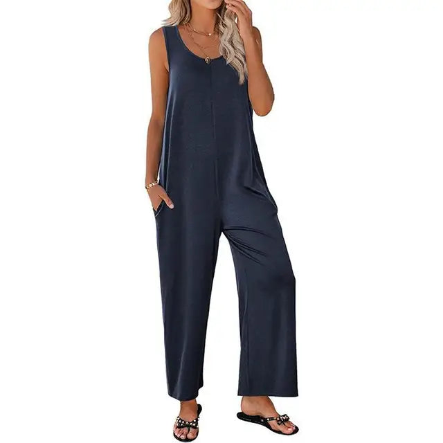 Jorienn - Zomerse Jumpsuit met Rechte Pijpen
