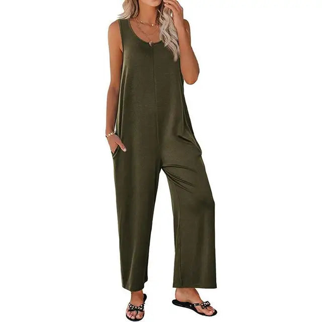 Jorienn - Zomerse Jumpsuit met Rechte Pijpen