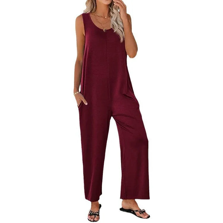 Jorienn - Zomerse Jumpsuit met Rechte Pijpen