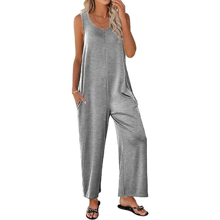 Jorienn - Zomerse Jumpsuit met Rechte Pijpen