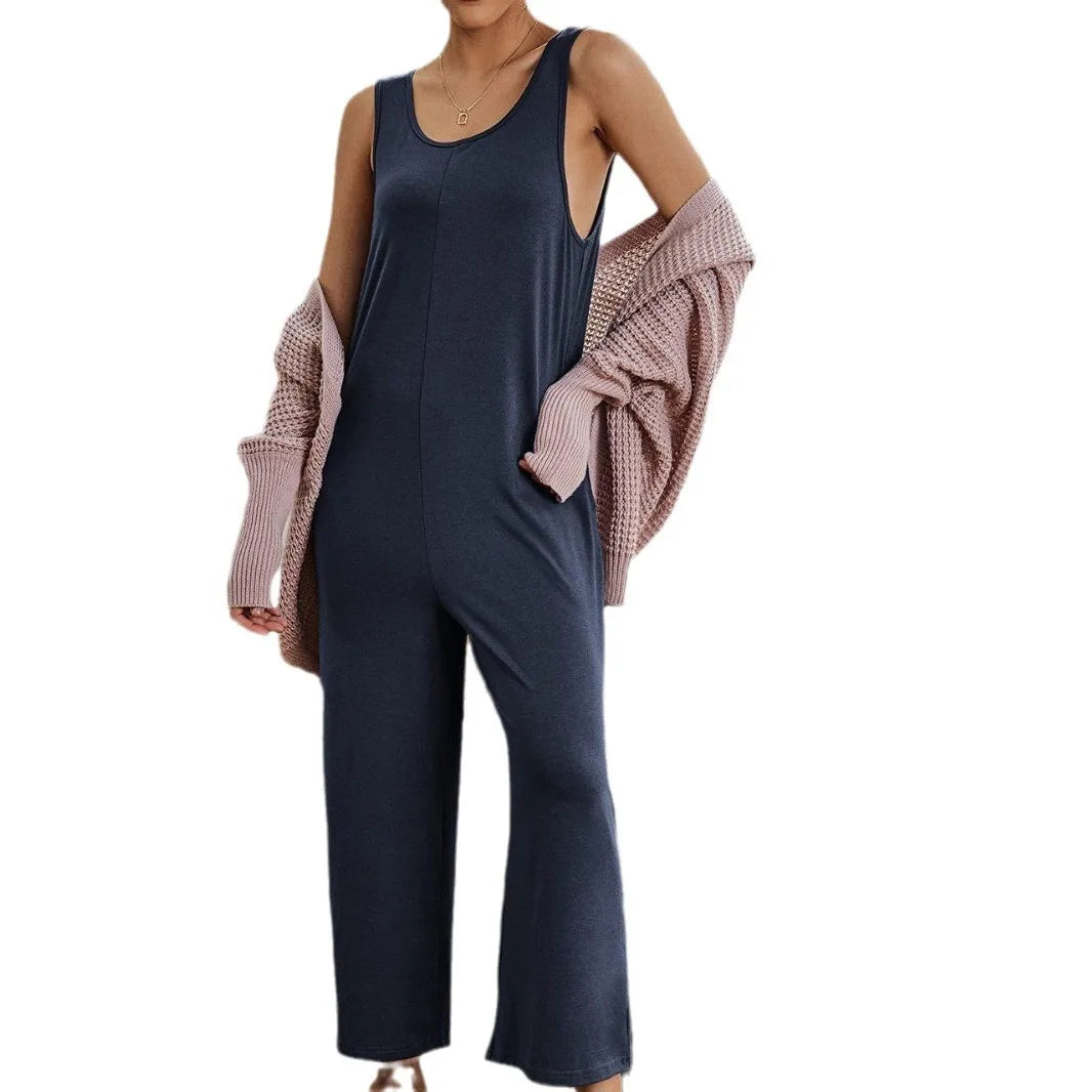 Jorienn - Zomerse Jumpsuit met Rechte Pijpen