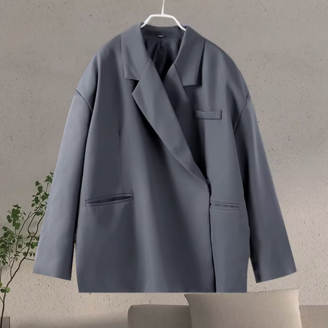 Dames Oversized Blazer β Losvallend Blazerjack voor Kantoor en Casual