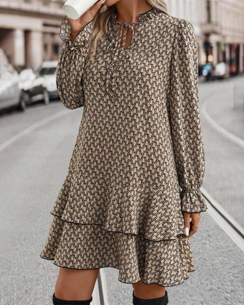 Lara - Elegante Lange Mouwen Jurk