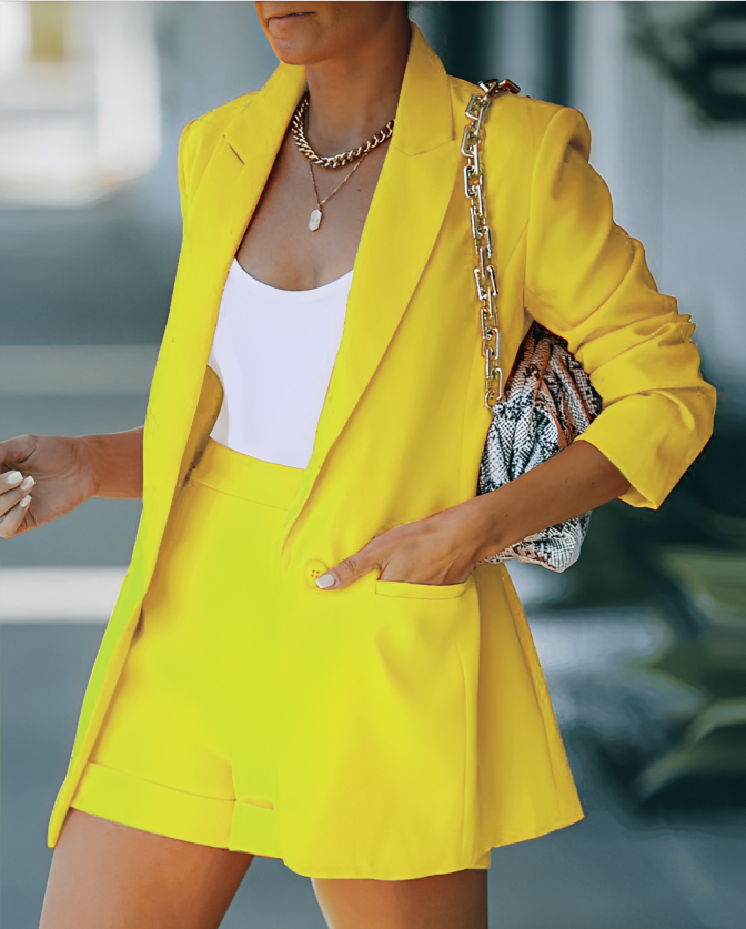 Ginevra - Blazer en Shorts Set