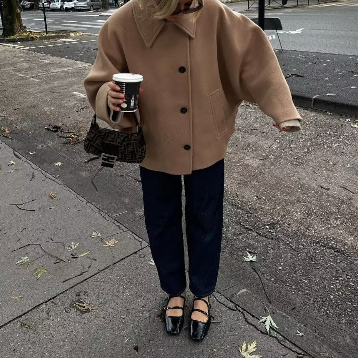 Maya - Oversized Wollen Jas
