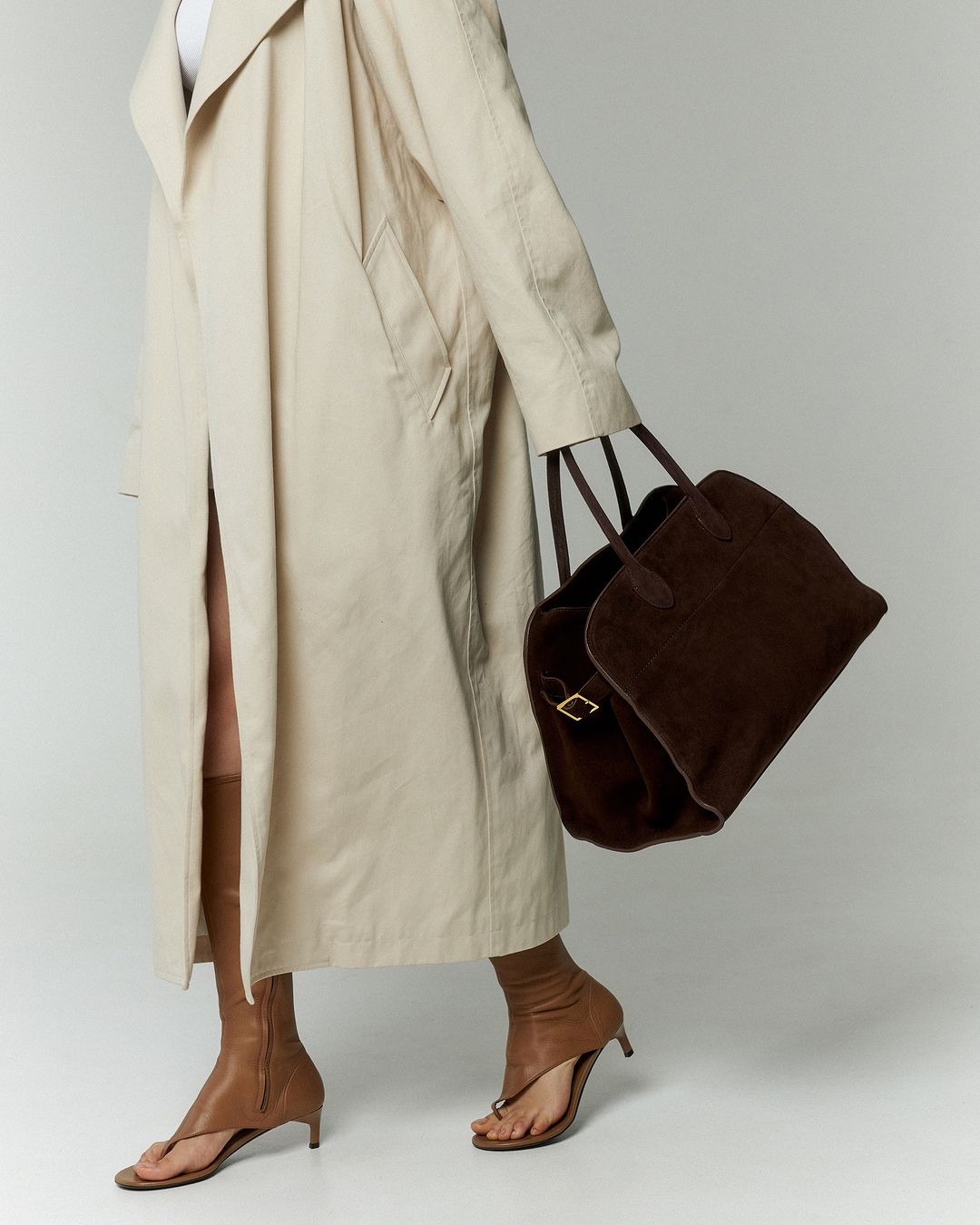Amelise - Suede Structured Tote