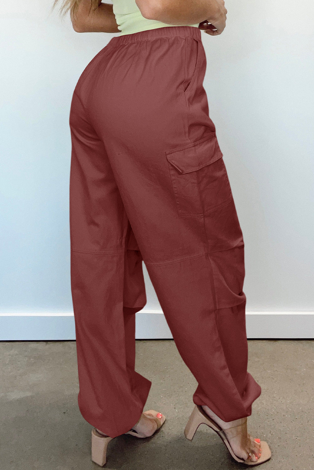 Elinor - Rode Cargo Broek