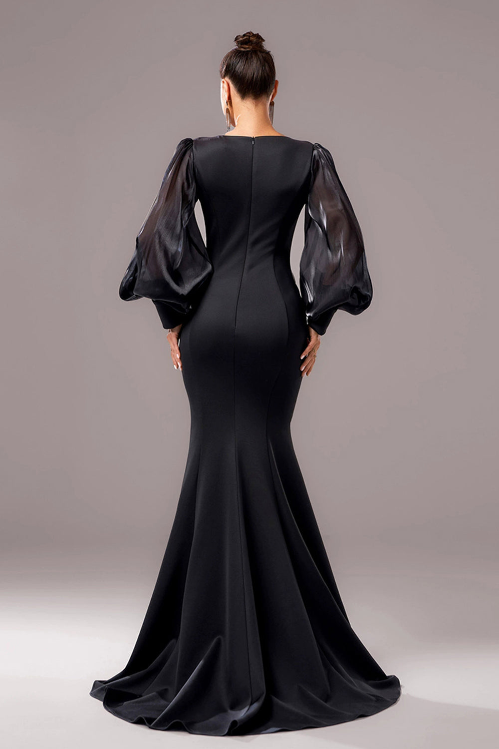 Celestine - Elegante Jurk met Sheer Mouwen