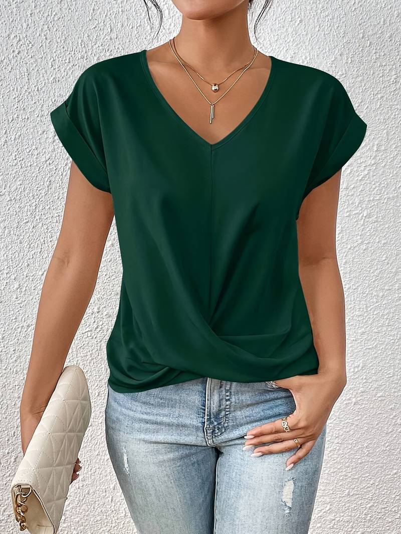 Elowen - Relaxed V-Neck Top