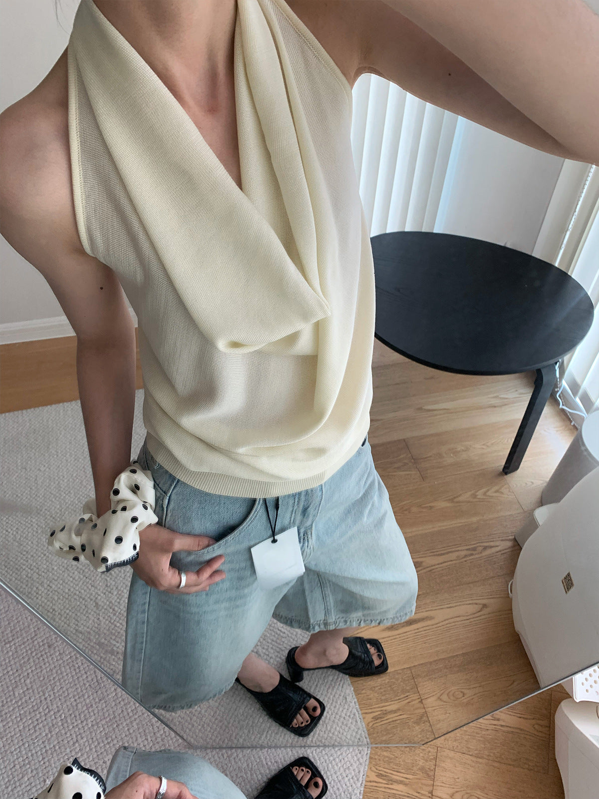 Sienna - Satin Halter Top