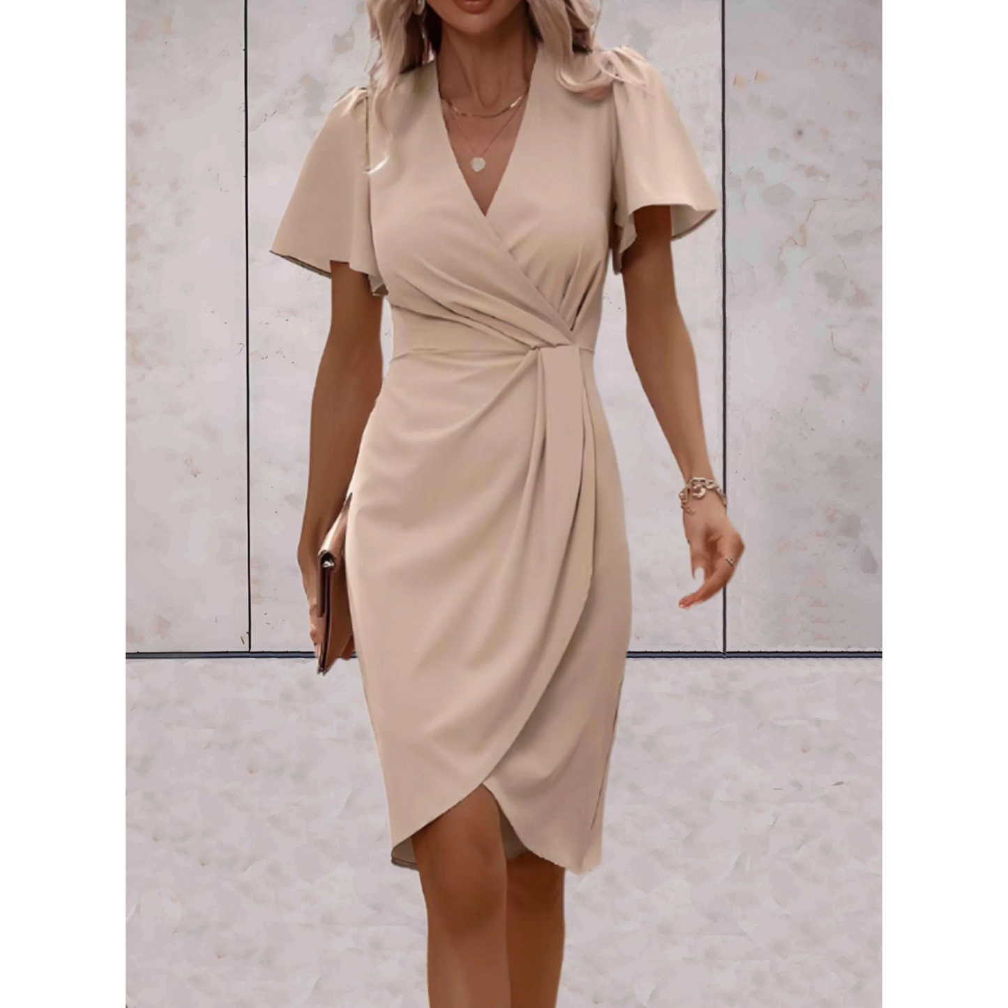 Evelina – Elegante Wikkeljurk voor Feestelijke & Chique Gelegenheden