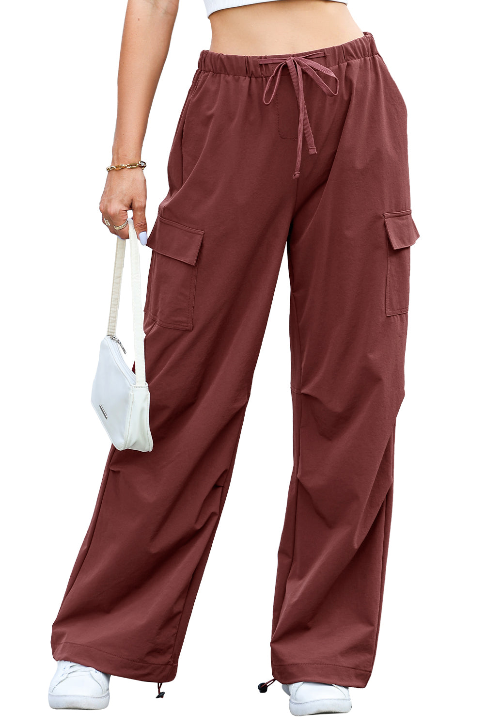 Elinor - Rode Cargo Broek