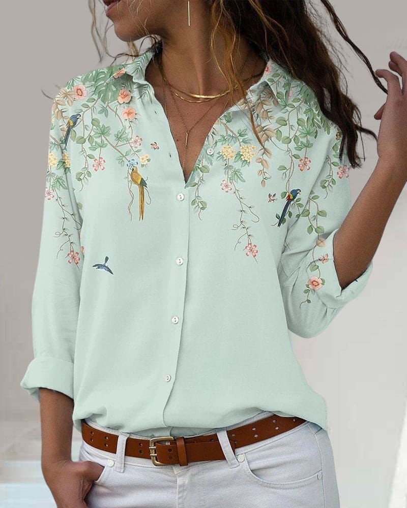 Isabeau - Bloemenprint Blouse