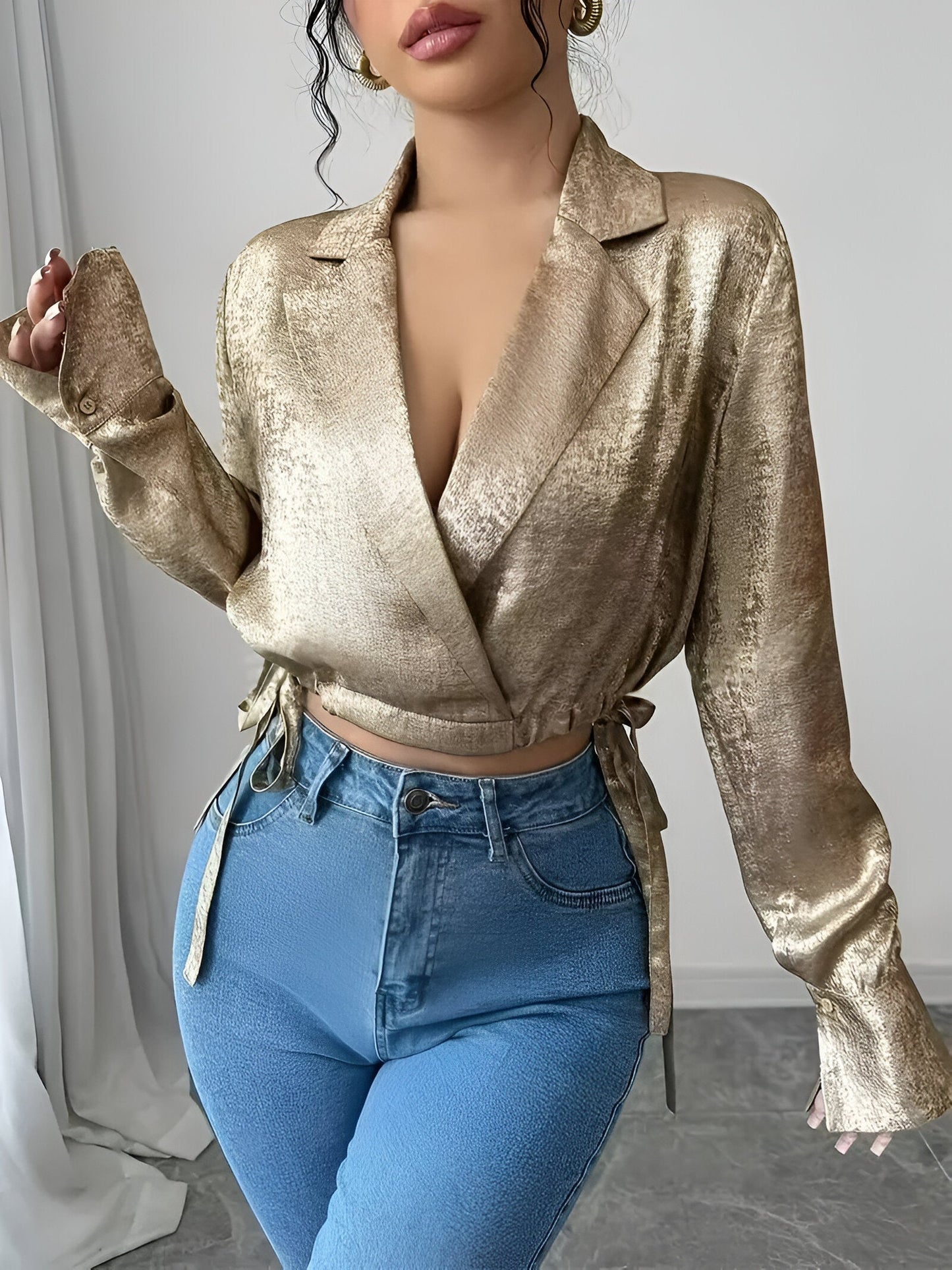 Bess - Gouden Blouse