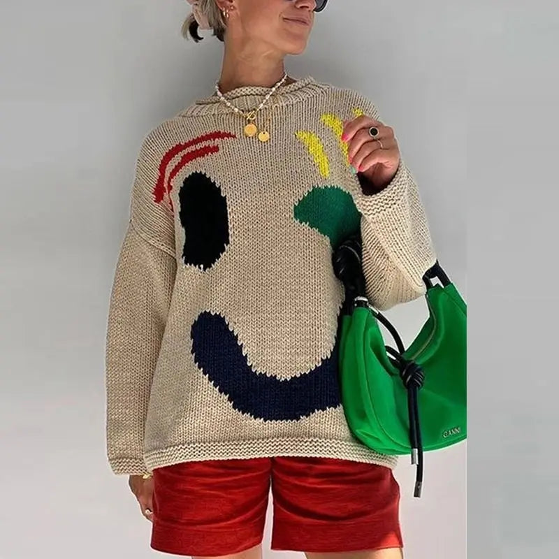 Lena - Gezellige Boho Herfsttrui