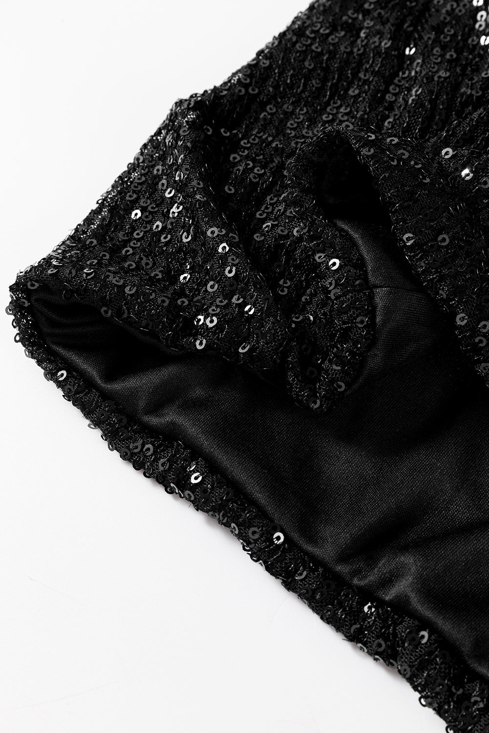Eline - Zwarte Paillettenjacke