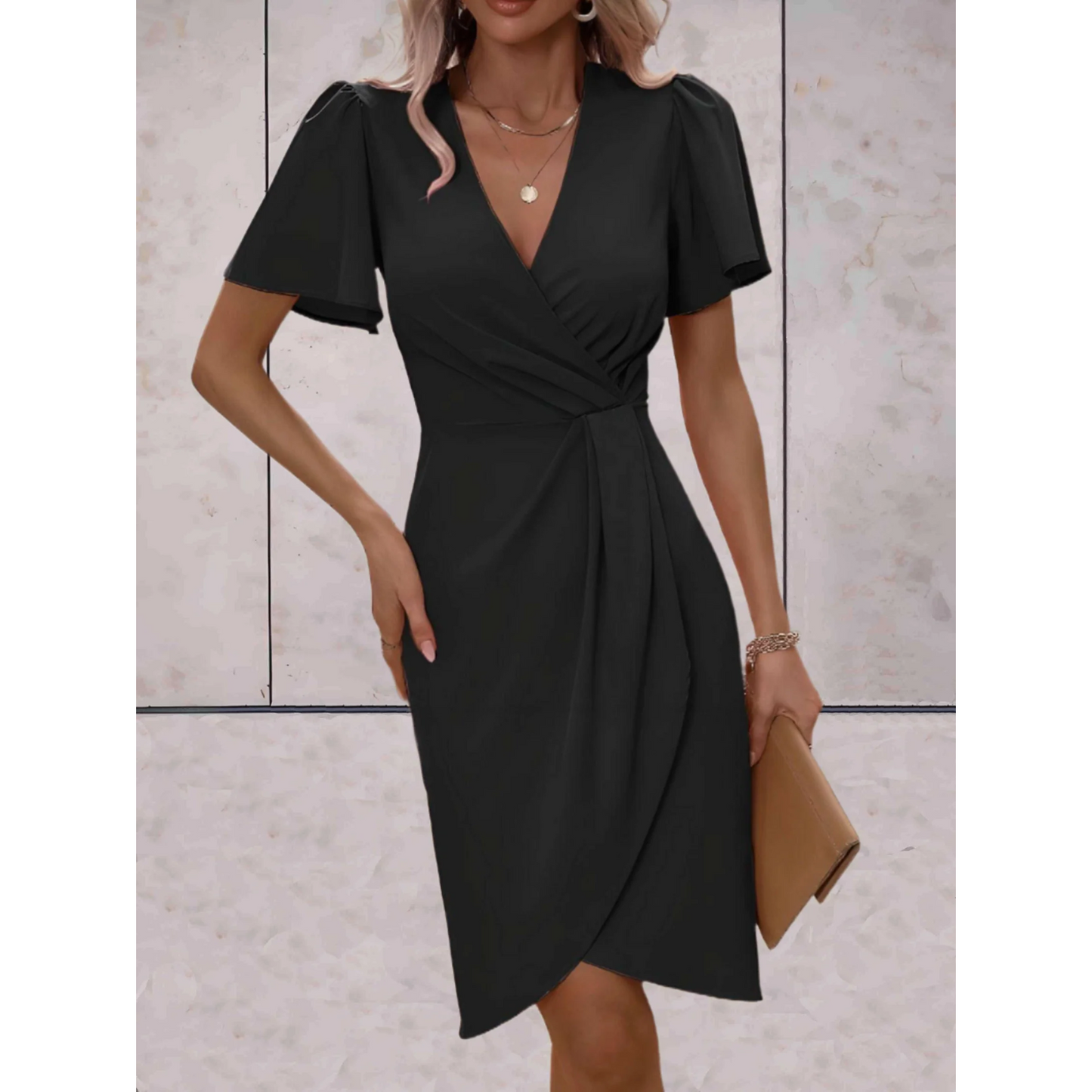 Evelina – Elegante Wikkeljurk voor Feestelijke & Chique Gelegenheden