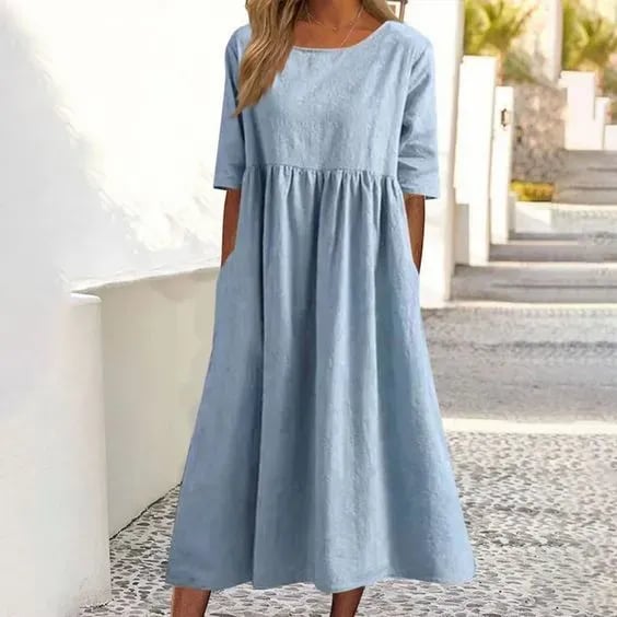 Livia - Ademend Zomerjurk