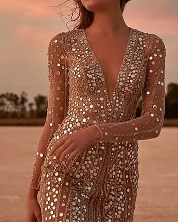 Valencia - Sparkling Sequin Dress