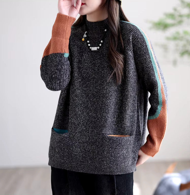 Isolde - Comfortabele Oversized Trui met Zakken | Warm & Stijlvol