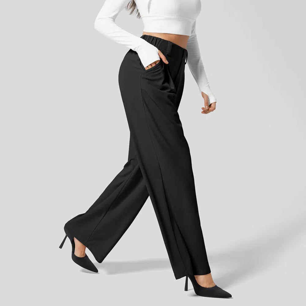 Amber - Trendy Comfortbroek met Handige Zakken