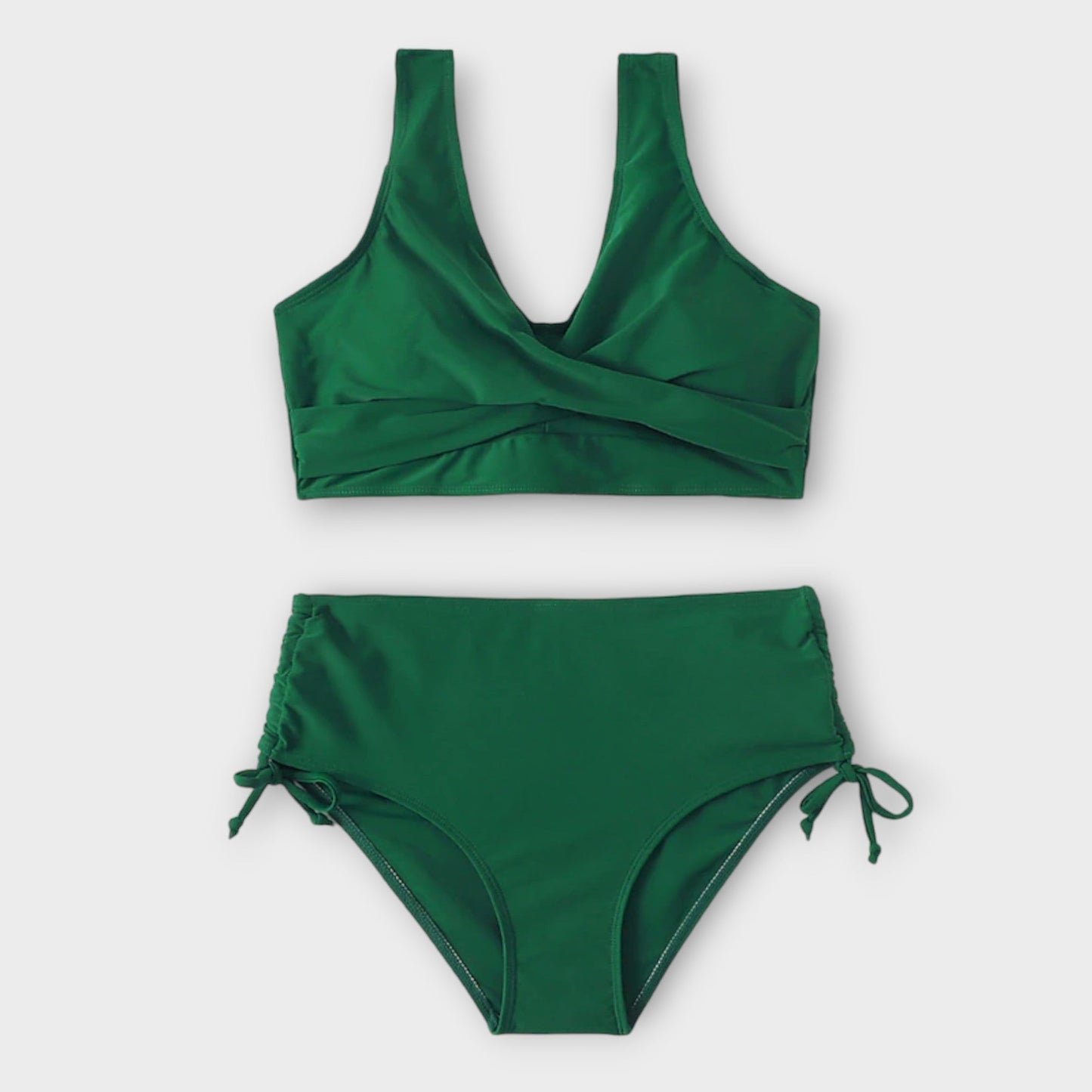 Dames High-Waisted Bikini – Tweedelig, Geschikt voor Zomer en Strandactiviteiten