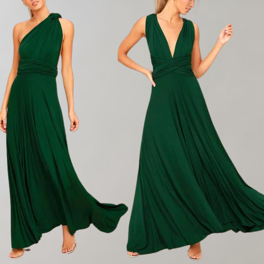 Isabeau - Veelzijdige Zomer-Wikkeljurk | Elegant, Comfortabel & Stijlvol