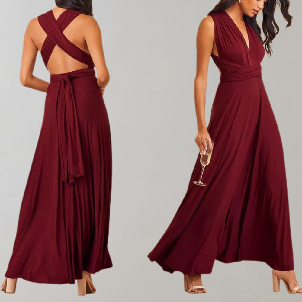 Isabeau - Veelzijdige Zomer-Wikkeljurk | Elegant, Comfortabel & Stijlvol