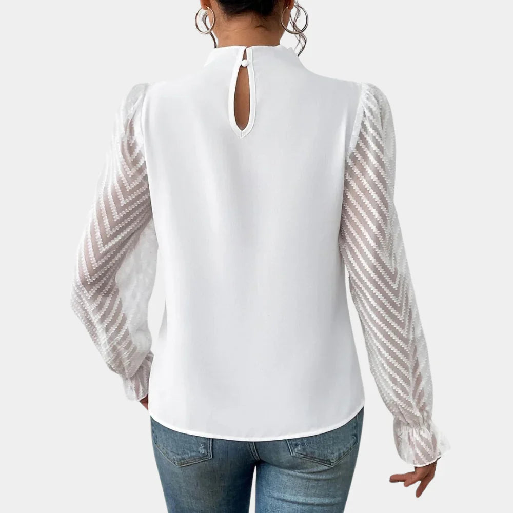 Noée – Elegante damestop met lange mouwen | Tijdloos, stijlvol & veelzijdig