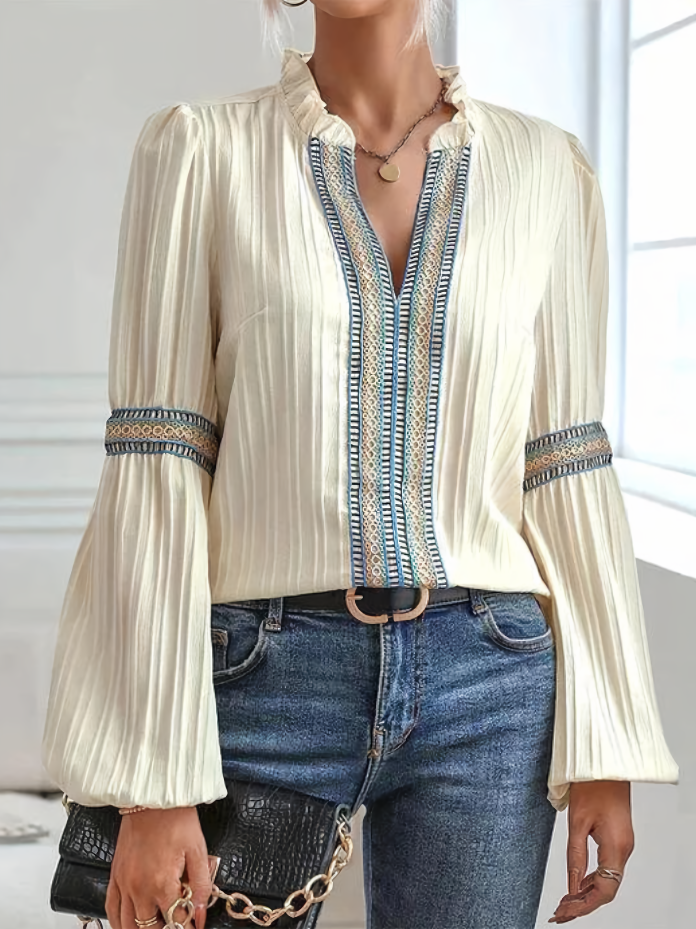 Havisa - Elegante Kanten Blouse